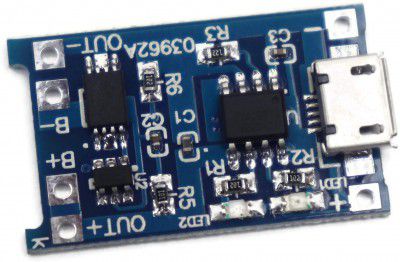 Electronic Spices r Module TP 4056 Micro USB Lithium Battery Charging Converter with Overcharge