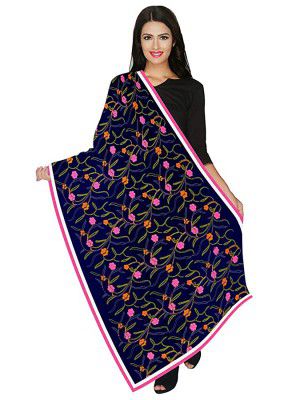 Elegant Embroidered Chiffon Dupatta for Women