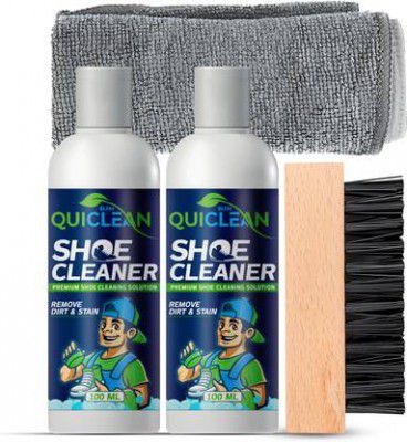 ELEM Quiclean Premium Foaming Sneaker Solution Pack of 2 Cleaner 