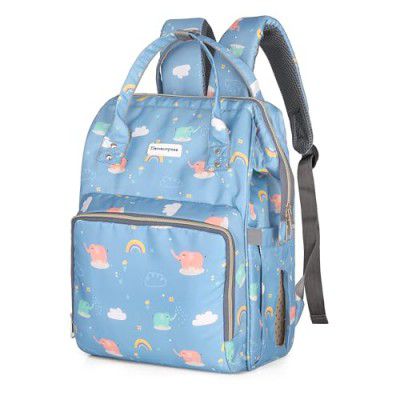 Elemenopeee Premium Baby Diaper Bag for Mothers | Spacious Waterproof Backpack with Multiple Pockets