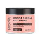 Elemensis Naturals Rich Cocoa & Shea Body Butter for Dry Itchy Skin Stretch Marks Deep Nourishment and Moisturising ...