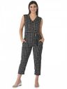 Elendra A-line Sleeveless Jumpsuit For Girl's...