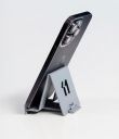 ElevOne Mobile Holding Tabletop Stand, Foldable Design, Height Adjustment, Wide Compatibility, Multipurpose, Anti-Skid Design for Smartphones (EMS-1, Grey)...