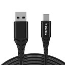ElevOne Unbreakable 2A Fast Charging 1m Micro USB Cable for Smartphones, Tablets, Laptops & other Micro USB devices, 480Mbps Data Sync (ECM-1 Black)...