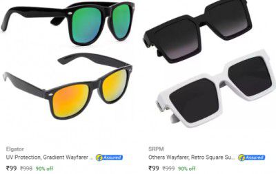 Elgator Sunglasses Flat @ ₹99