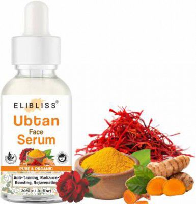 ELIBLISS Natural Ubtan Face Serum for Glowing Face,Age Defying,Pigmentation,Radiant  (30 ml)
