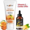 ELIBLISS Unlock the Benefits of Vitamin C:Gel Face Wash and Serum Combo for Vibrant Skin  (2 Items in the set)...
