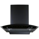 Elica 60cm 1200 m3/hr Filterless Autoclean Kitchen Chimney | FL 600 SLIM HAC MS NERO | Touch + Motion Sensor Control | Black...