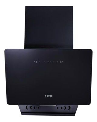 Elica 60cm 1200 m3/hr Vertical Filterless Autoclean Kitchen Chimney with Twin Suction Inlets | KITTY FL 600 HAC LTW MS NERO