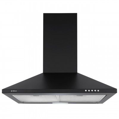 Elica 60cm 900 m3/hr Cassette Filter Kitchen Chimney with 5 Years WARR on Motor and 1 Year Comprehensive | STRIP PLUS CF 60 NERO | Black | 3 Speed Push Button Control | Made In India