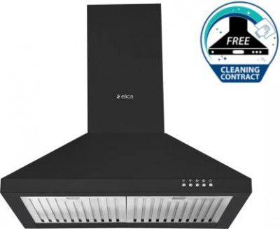 Elica ACE 260 NERO Wall Mounted Chimney (1100 CMH)