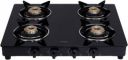 Elica Elica Vetro Glass Top 4 Burner Gas Stove  ...