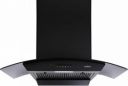 Elica FLCG PB 900 HAC NERO Auto Clean Wall Mounted Chimney (1310 CMH)...