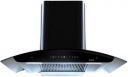 Elica WD TFL HAC 90 MS NERO with Installation Kit Included Auto Clean Wall Mounted Chimney)...