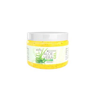 Elina Pure Vitamin e beads Aloe Vera Gel/Non-Toxic Aloe Vera Gel For Face acne Scars,Glowing & Radiant SkIn,Hair 200 gm Multipurpose Gel (Natural aloe vera)