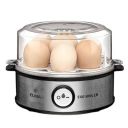 Elina Smart Stainless Steel Egg Boiler | Boil up to 7 Eggs - 360 Watts | 3 Boiling levels: Soft, Middle and Hard | Automatic, Overheat Protection | Easy to clean | 1Year Warranty...