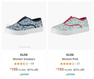ELISE Women Sneakers starting at ₹199