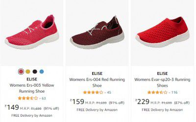 ELISE Womens Running Shoe Strating ₹149