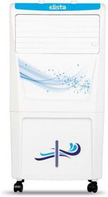 Elista 37 L Room/Personal Air Cooler (White, Blue, BUDDY COOL 37)