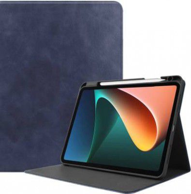 ElitePro Flip Cover for Xiaomi Mi Pad 5 11 (Blue, Grip Case)