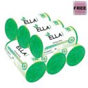 Ella Garbage Bags 19 x 21 Inches (Medium) 180 Bags 6 Rolls Green Color With Check Duster Cloth Free...