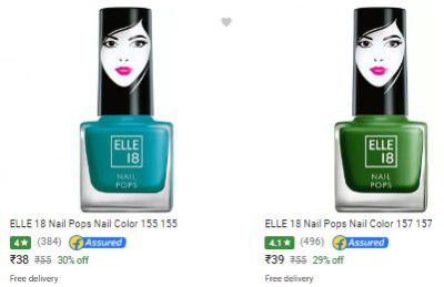 ELLE 18 Nail Polish Starts ₹44
