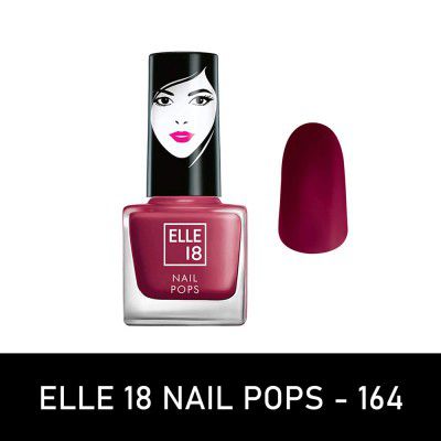 Elle 18 Nail Pops Nail Color 164, Matte & Glossy Finish, 5Ml