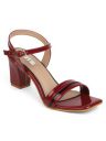 Elle Women's El-mu-w-107 Maroon Heels Sandal Heeled...