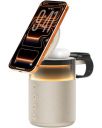 eller santé® 4in1 Bluetooth Speaker 15W Magnetic Mag-safe Wireless Charger for iPhone 17/16/15/14/13/12 Series,iwatch, Airpods Fast Charging...
