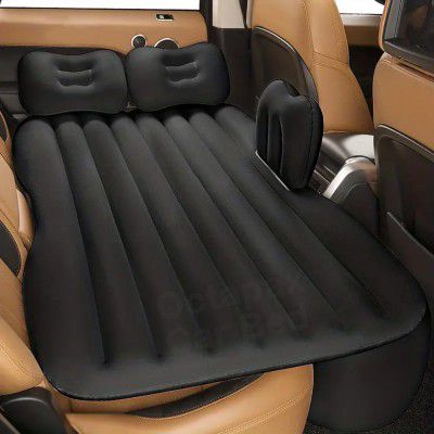 Eloxee Car Inflatable Bed with Pump & 2 Air Pillows | Back Seat Car Air Mattress for Travel