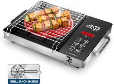 Eltons 2200 W Radiant Cooktop Touch Panel, Jog Dial (Black, Silver, Infrablaze)