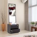 ELTOP Engineer Wooden Dressing Table with Mirror 2 Drawer Storage for Bedroom Home Furniture for Women/Girls...
