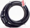 Eltron Turbo Anti-Theft Multipurpose Strong Steel Heavy Duty Security Number Lock For Cycle, Bike,Gates,Scooty,Helmets,Gas Cylinders,Luggage Lock with Password 4 Digit Number Combination Cable (Black)...