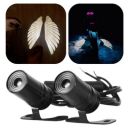 ELTRON TURBO Motorcycle LED Angel Wings Style Light Waterproof, Universal fit (White Color Angel Wings Reflection) (Pack of 1 SET)...