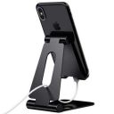 ELV Aluminum Adjustable Mobile Phone Foldable Holder Stand Dock Mount...