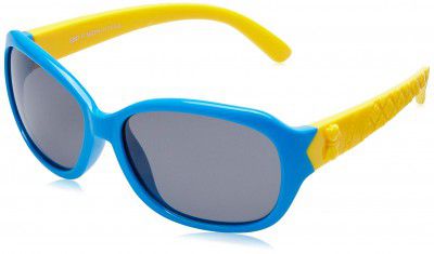 ELVIS Polarized Rectangular Unisex Sunglasses - (S807 C05|55|Grey Color Lens)