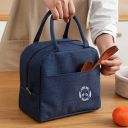 EMAILYA RETAILS Insulated Lunch Bags for Women Work Student Kids to School Waterproof Thermal Cooler Tote Bag Picnic Organizer Storage Tiffin Box Portable and Reusable (Blue)...