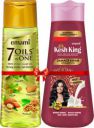EMAMI 7 Oils in one 500ml + Kesh King Shampoo Damage Repair 340ml (2 Items in the set)...