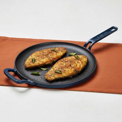 Ember Cookware Pre-Seasoned Cast Iron Tawa for Dosa 27 cm 