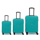 Emblem Gypsy Hard Case Trolley Bag for Travel, Lock System 360 Degree 8 Wheels and Security Zipper...