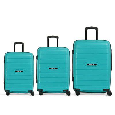 Emblem Gypsy Set of 3 (Cabin + Medium + Large) Hard Case Trolley Bag (Teal)