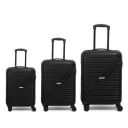 Emblem Gypsy Set of 3 Hard Case Trolley Bags (Cabin, Medium & Large), Lock System & Security Zipper...