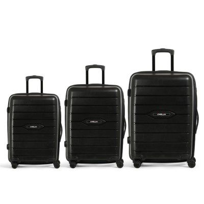 Emblem Virgo Set of 3 (Cabin + Medium + Large) Hard Case Trolley Bag 
