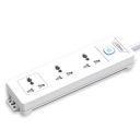 EMBOX 10A Extension Board 3way Power Strip 2500w with Universal Sockets with Master Switch,Safety Shutter,Indicator and 1.8 mtr Cord Length...