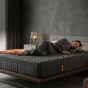 [Extra Rs.1955 OFF] Emma Black Mattress Double Bed | German Mattress Brand 15 Years Warranty | HyperAdapt Technology Orthopedic Memory Foam Mattress 4 Layers 6-Inch Medium Firm Back Relief 72 x 48 inc...