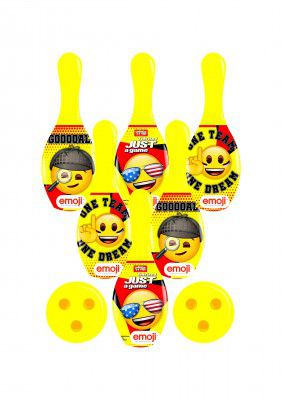 Emoji Small Bowling Set for Kids