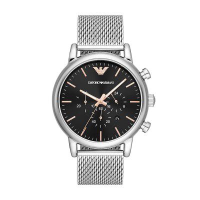 Emporio Armani Analog Black Dial Mens Watch-AR11429