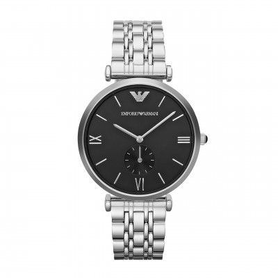 Emporio Armani Analog Black Dial Mens Watch-AR1676