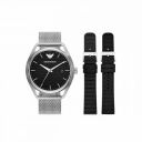 Emporio Armani Analog Black Dial Mens Watch-AR80055...