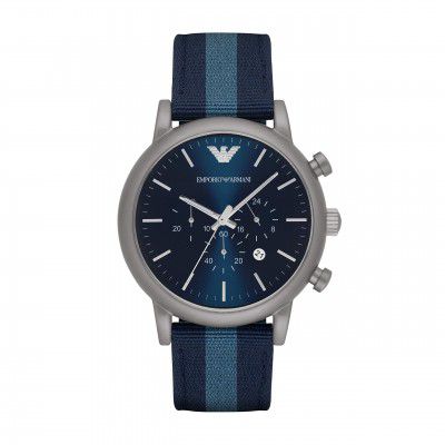 Emporio Armani Analog Blue Dial Mens Watch-AR1949